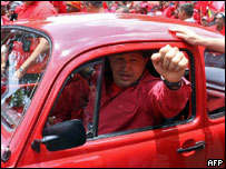 Hugo Chávez, presidente de Venezuela